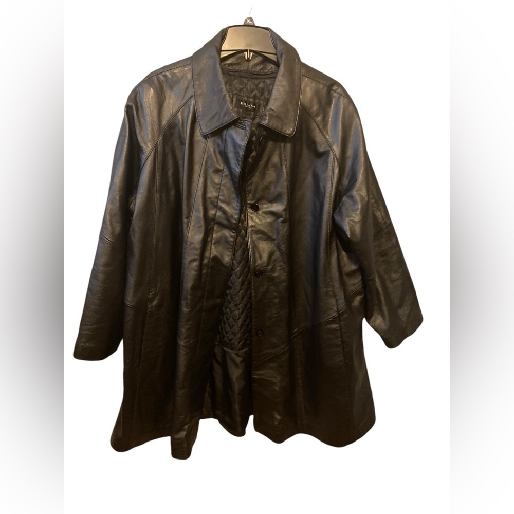 Liliana Women’s Black leather Jacket /Coat Size 3X
